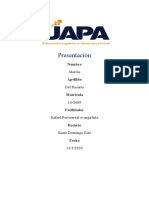 Tarea 7 Clasificacion y Valoracion de Puesto