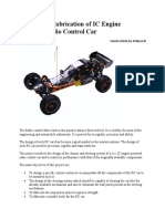 Design and Fabrication of IC Engine Powered Radio Control Car