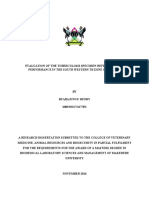 Evaluation of The Tuberculosis Specimen Referal System Performance in The South Western TB Zone of Uganda