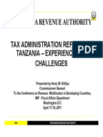 Tax Administration Reforms