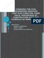 Charging For Civil Engineering Services