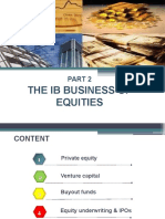 The IB Business of Equities