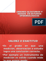 Concepto de Validez y Error