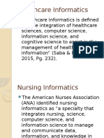 Healthcare Informatics