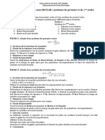 TP N o 3 Simulation Sous MATLAB Systemes