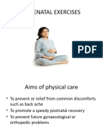 Antenatal Exercise