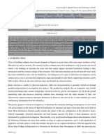 Site Investigation of Subsurface Lithology of Ignatius Ajuru University of Education, Port Harcourt, Nigeria, Using Electrical Resistivity Methods