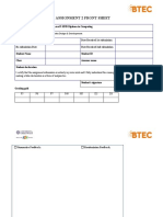 Unit 10. Assignment 2 Frontsheet (2018-2019)