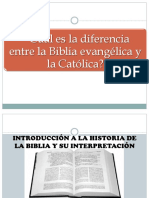 Cual Es La Diferencia Entre La Biblia Catolica y La Evanglica PDF