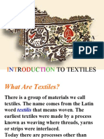 Introduction To Textiles