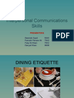 Dining Etiquettes