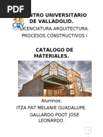 Catalogo Materiales