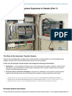 Automatic Transfer System Explained in Details Part 1