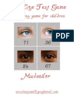 The Eye Test Game: Matching Game For Children