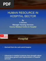 Human Resource in Hospital Sector