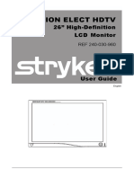 Stryker Vision Elect HD User Manual