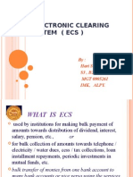 Electronic Clearing System (Ecs) : By: Hari S Nair S3, B2 MGT 0905261 Imk, Alpy