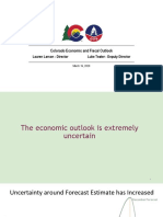 Colorado Economic and Fiscal Outlook March 2020