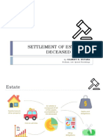 Lecture 02 Settlement of Estate of Deceased Person