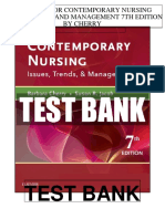 Contemporary Nursing Issues Trends Management 7th Cherry Test Bank