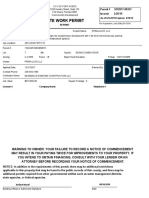 (Prima Luce) Site Work Permit