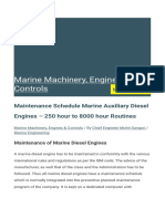 Maintenance Schedule Marine Auxiliary Diesel 