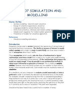 ICS2307 Simulation and Modelling Notes PDF