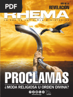 Revista Rhema Ed 82 Enero 2017 ''PROCLAMAS''