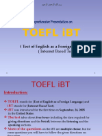 Toefl IBT Presentation