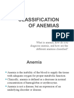 What Is Anemia, How Do You Diagnose Anemia, and How Are The Different Anemias Classified?