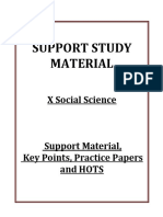 X Social Science Support Material PDF