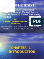 Bec 401 Thesis Ii: TOPIC: Accuracy Comparison Between Ground Control Survey and Differential Global Positioning System