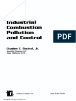 Industria1 C o M B U S T I o N Pollution and C o N T R o L PDF