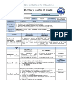 Modelo de Carta Didáctica y Guión de Clase