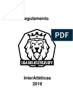 Regulamento InterAtléticas 2019 PDF