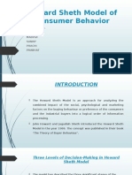 Howard Sheth Model of Consumer Behavior