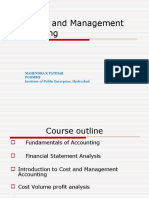 Financial, Cost and Management Accounting