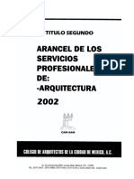 Arancel II, CAM SAM Servicios Profesionales DRO