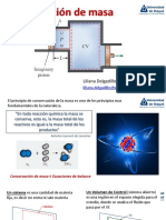 Conservación de Masa