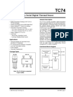 Tiny Serial Digital Thermal Sensor: Features General Description