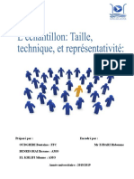 8 Echantillon Taille Technique Representativité