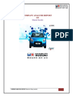 IADR Report On Maruti Suzuki