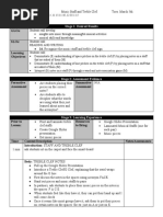 Music Staff and Treble Clef Lesson Plan Grade 4