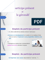 Participe Present Et Gerondif