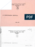 1977 - Tello, Julio C. - La Investigacion Cientifica