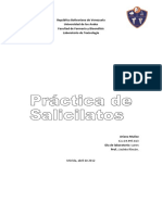 Informe de Salicilatos