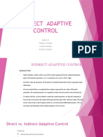 Indirect Adaptive Control