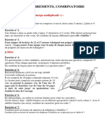 Exercices Corriges Denombrement PDF