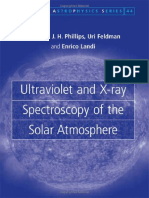 Ultraviolet and X-Ray Spectroscopy of The Solar Atmosphere - K Phillips, Et Al, (Cambridge, 2008) WW