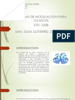 SISTEMAS DE MODULACION PARA 3g MOVIL